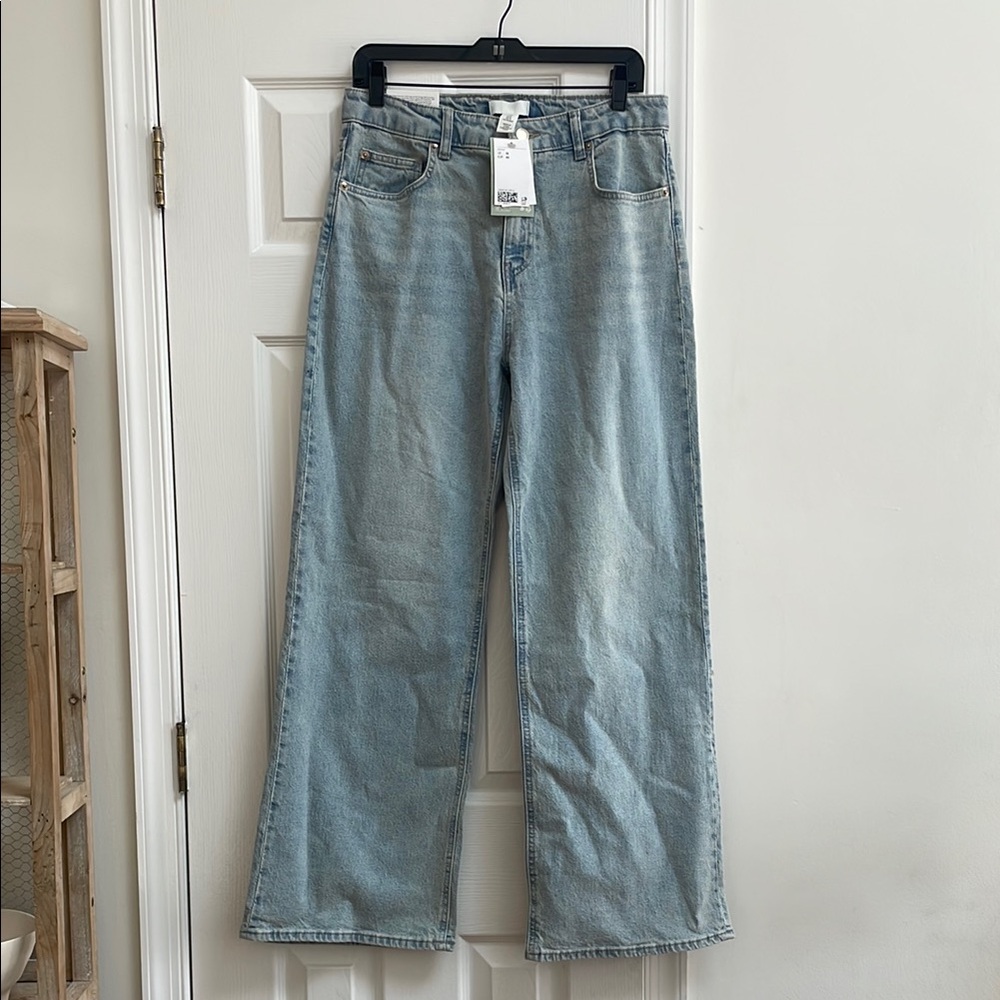 H&M Light Blue Flare & Wide Leg Jeans